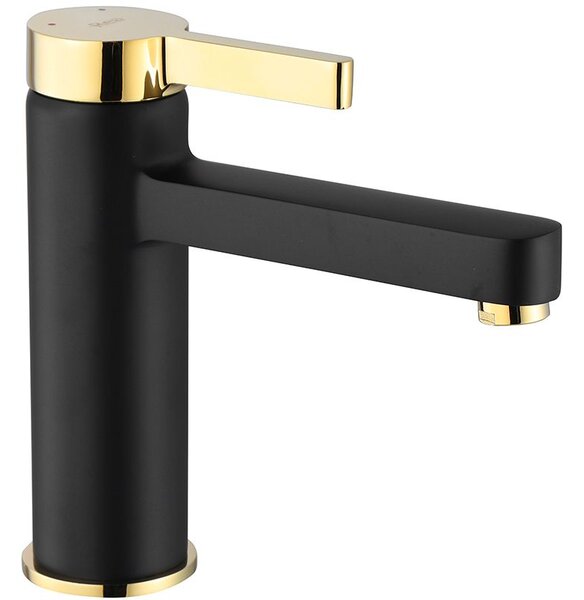 Bathroom faucet REA Polo Black Gold Low