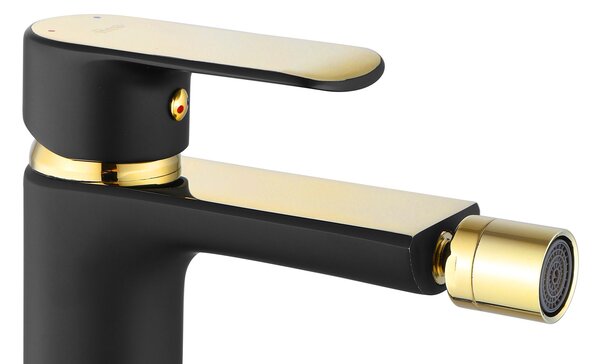 Bidet faucet Rea Bloom Black gold