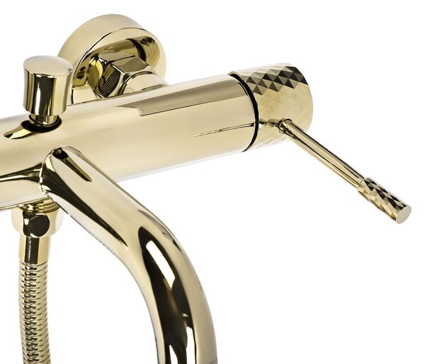 Bathroom faucet Rea Lungo Diamond Gold