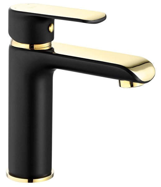 Bathroom faucet REA Bloom Black Gold Low