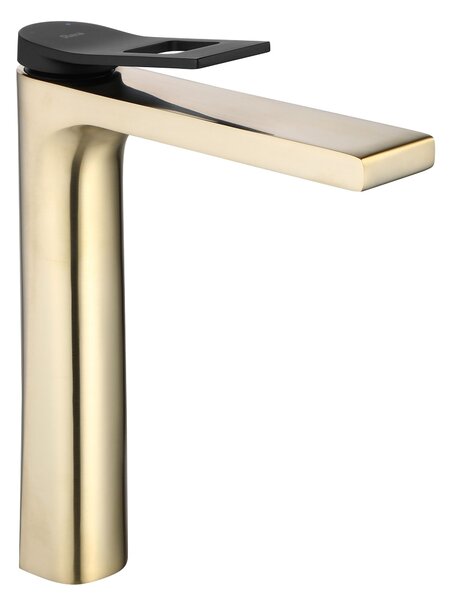 Bathroom faucet REA Soul Gold mat black High