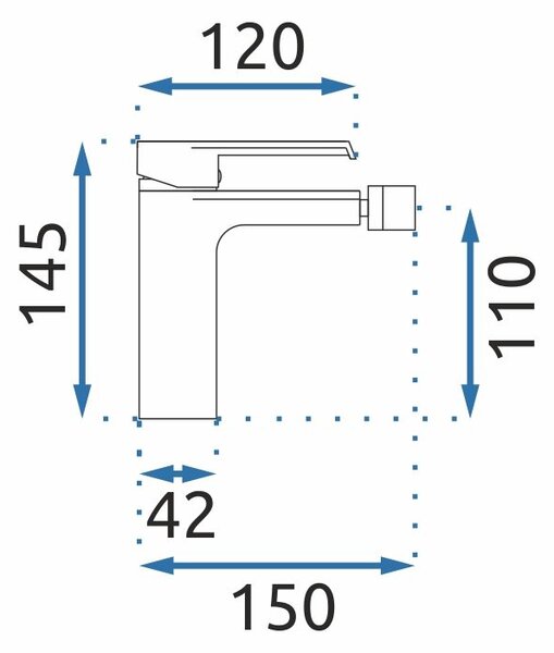 Bidet faucet Rea Hass Black