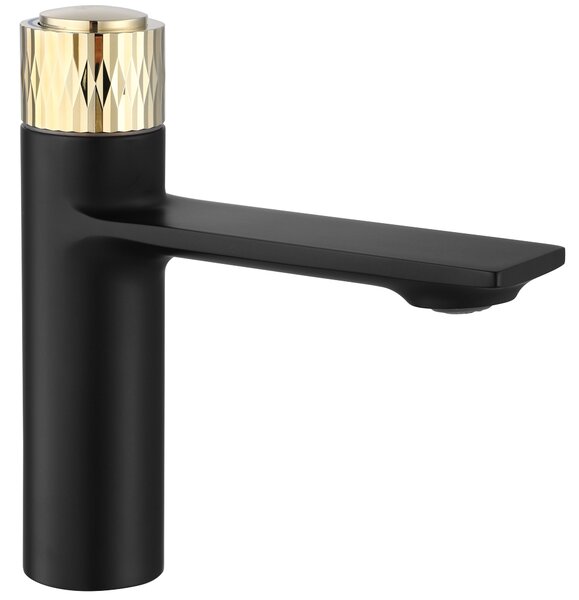 Bathroom faucet REA Storm Black Gold Low