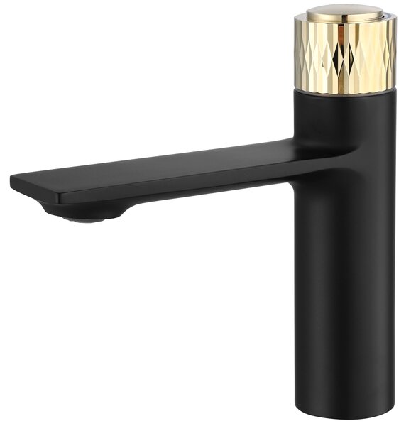 Bathroom faucet REA Storm Black Gold Low