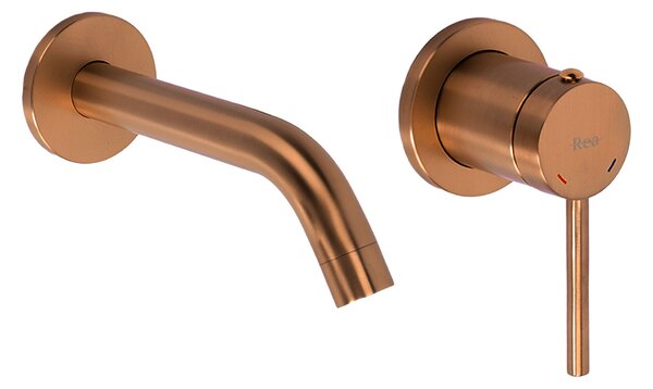 Wall Mounted faucet Rea Clif Brush Copper