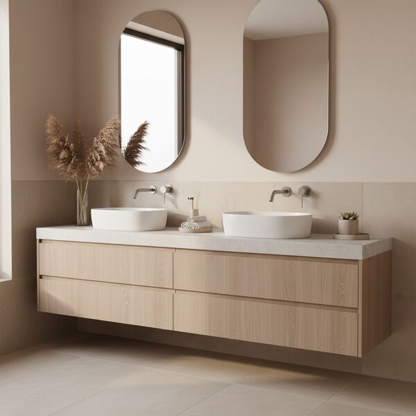 Wall Mounted faucet Rea Clif Brush Nickle