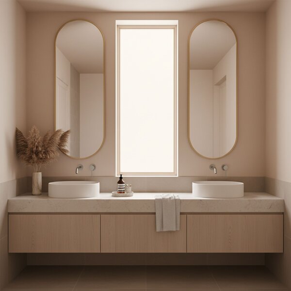 Wall Mounted faucet Rea Clif Brush Nickle