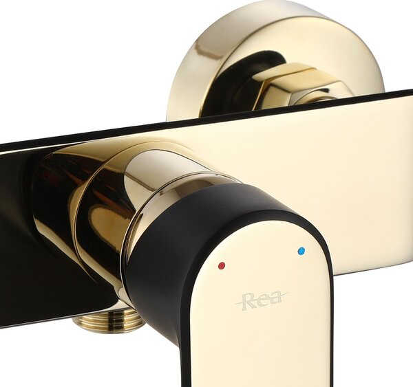 Shower faucet REA Bloom Black Gold