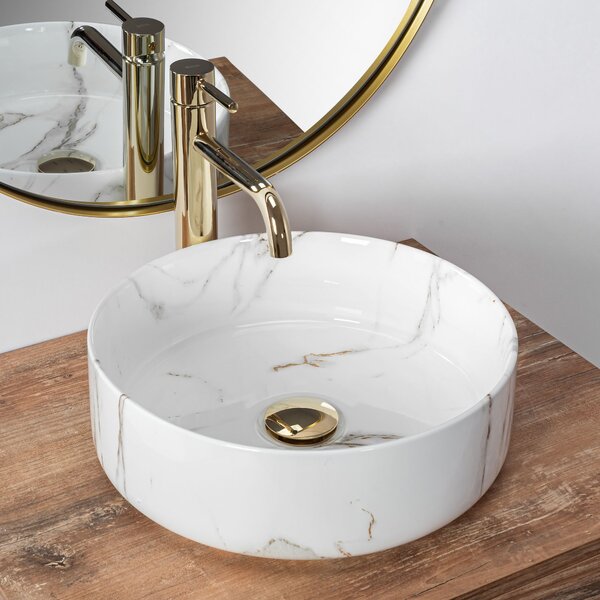 Countertop washbasin Rea Sami Aiax Shiny