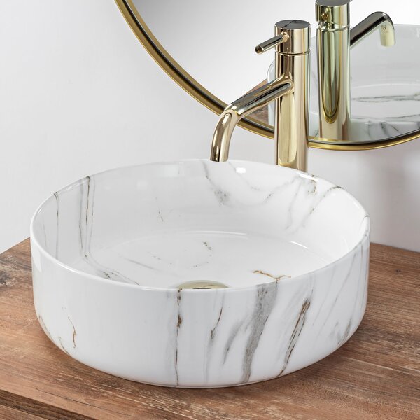 Countertop washbasin Rea Sami Aiax Shiny