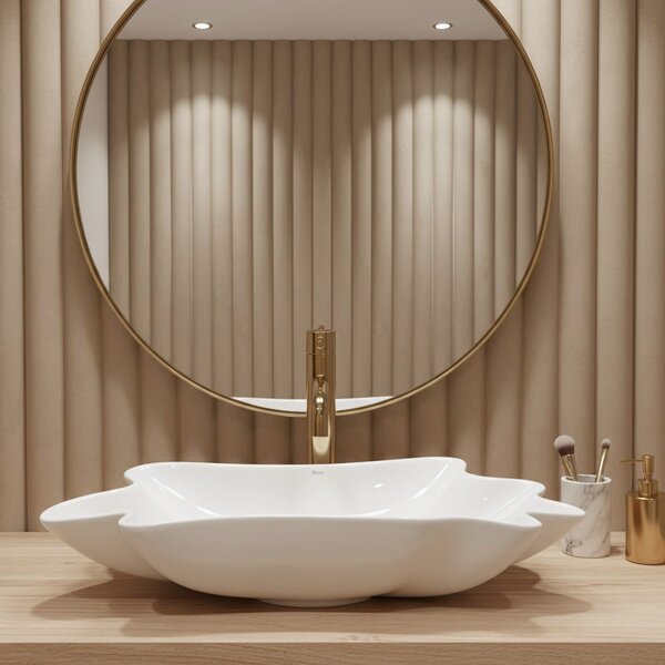 Countertop washbasin REA Infinity + Plug Click-Clack