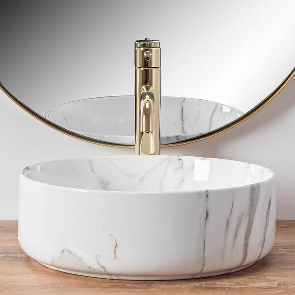 Countertop washbasin Rea Sami Aiax Shiny