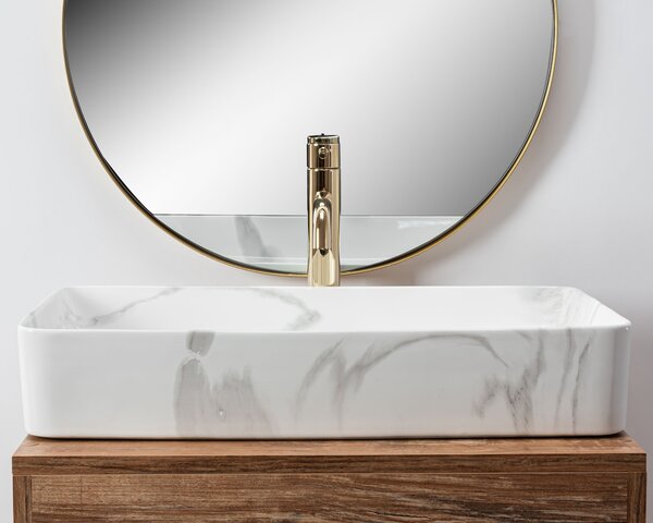 Countertop Basin Rea Denis Shiny Marmo