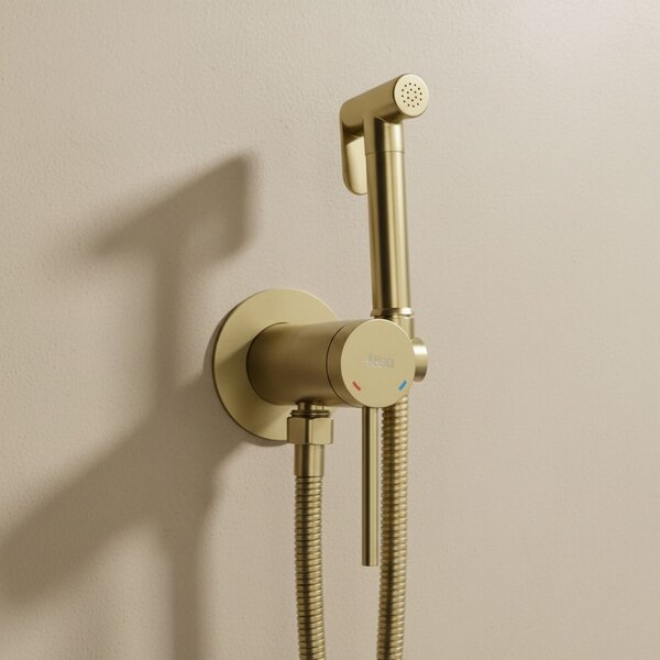 Bidet faucet Foss Clif Brush Gold