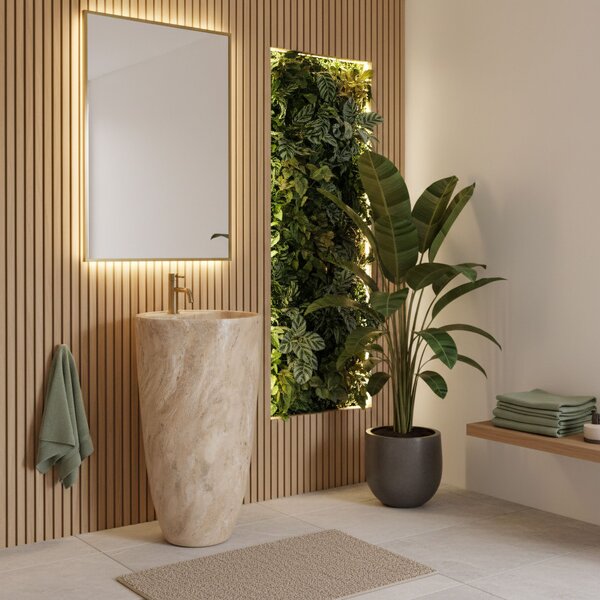 Freestanding ceramic basin Anya Savana Matt