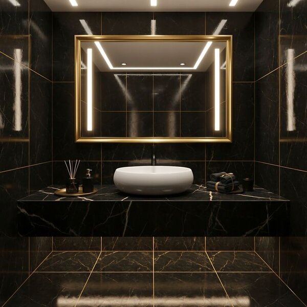 Countertop washbasin Basaro Aurora