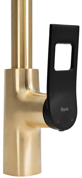 Kitchen faucet Rea SOUL Gold Black