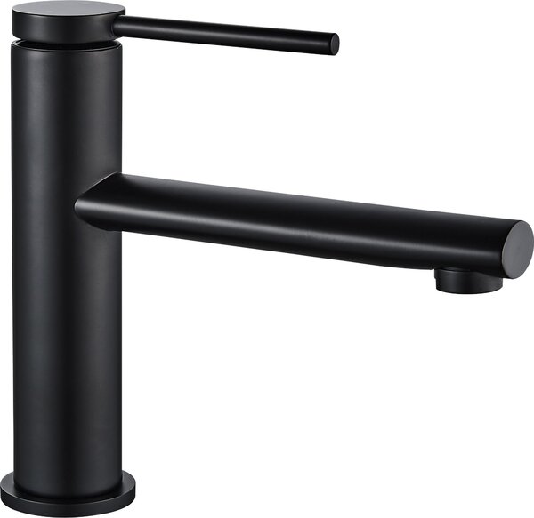 Bathroom faucet Rea Oval Black Low