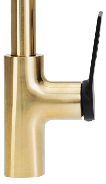 Kitchen faucet Rea SOUL Gold Black