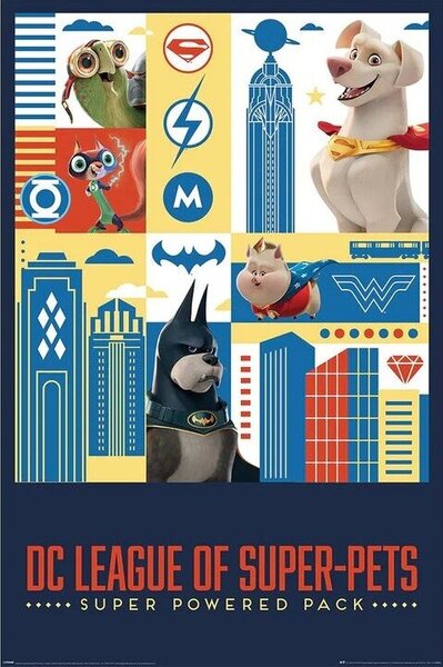 Poster DC Super Pets - Activate, (61 x 91.5 cm)