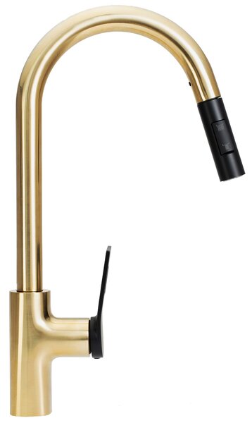 Kitchen faucet Rea SOUL Gold Black