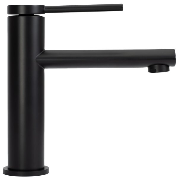 Bathroom faucet Rea Oval Black Low