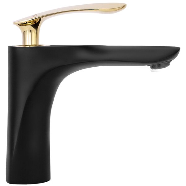 Bathroom faucet Rea Orbit Black Gold low