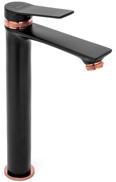 Bathroom faucet Rea Viral Black-rose gold High