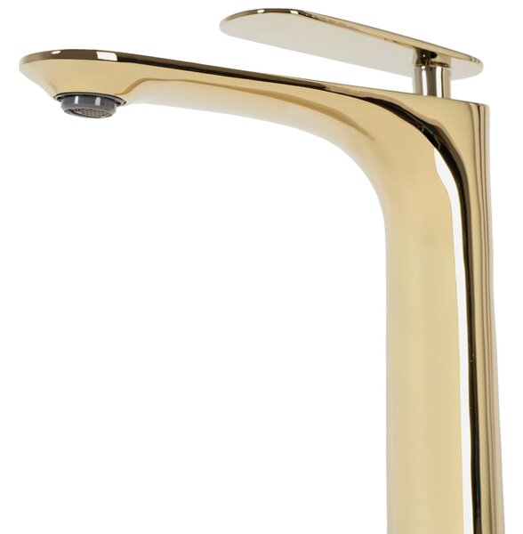 Bathroom faucet Rea Berg Gold High