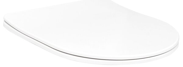 Toilet seat UF DUROPLAST FLAT WHITE