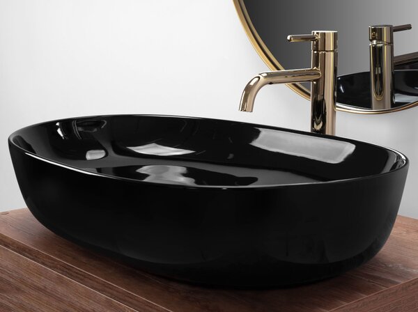 Ceramic Countertop Basin Rea CLEO Black