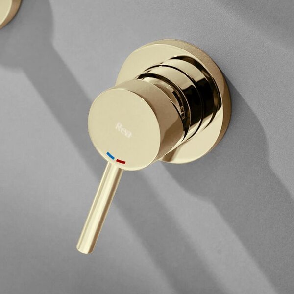 Wall Mounted faucet Rea Lungo LONG Gold + BOX