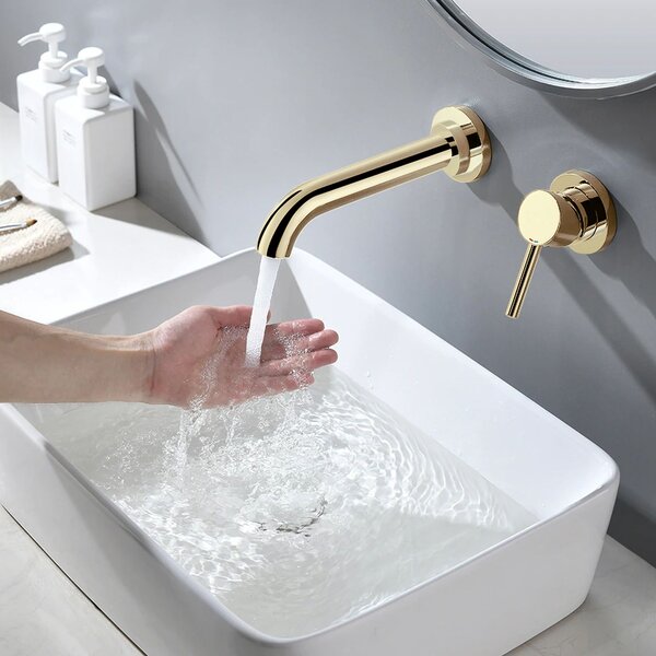 Wall Mounted faucet Rea Lungo LONG Gold + BOX