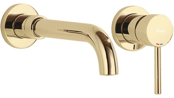 Wall Mounted faucet Rea Lungo LONG Gold + BOX