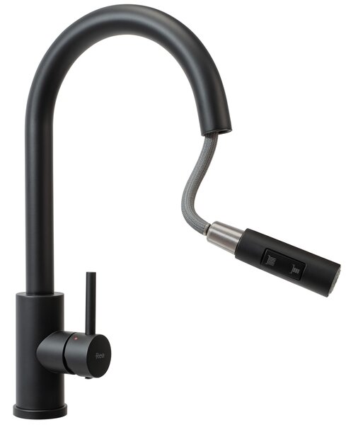 Kitchen faucet Fresh black mat