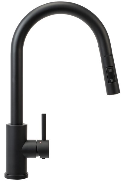 Kitchen faucet Fresh black mat