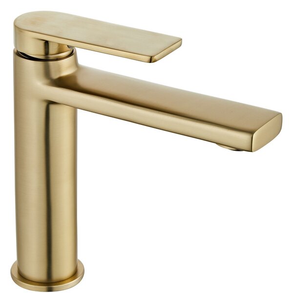 Bathroom faucet Rea Verso Brush Gold low