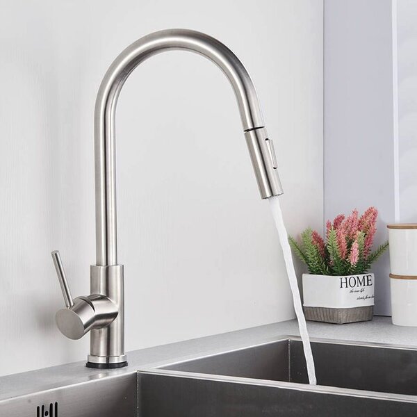 Kitchen faucet Fresh Nickel Brush INOX