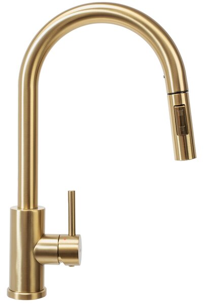 Kitchen faucet Fresh brush gold