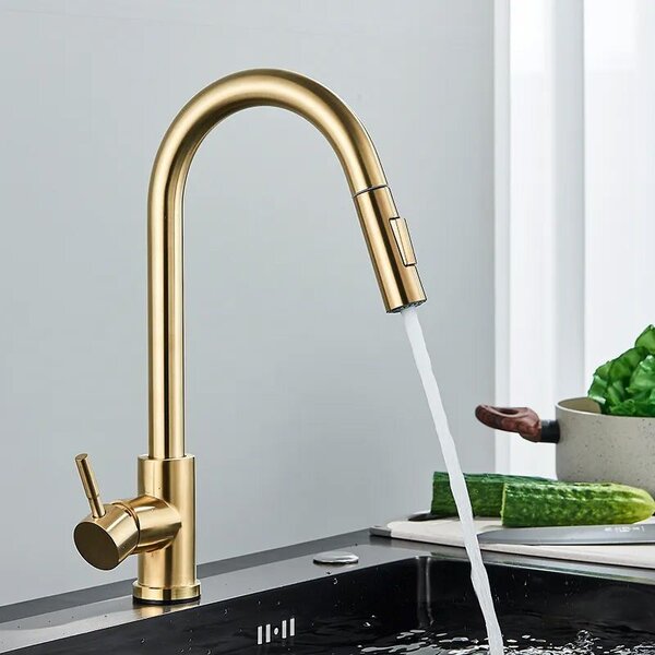 Kitchen faucet Fresh gold