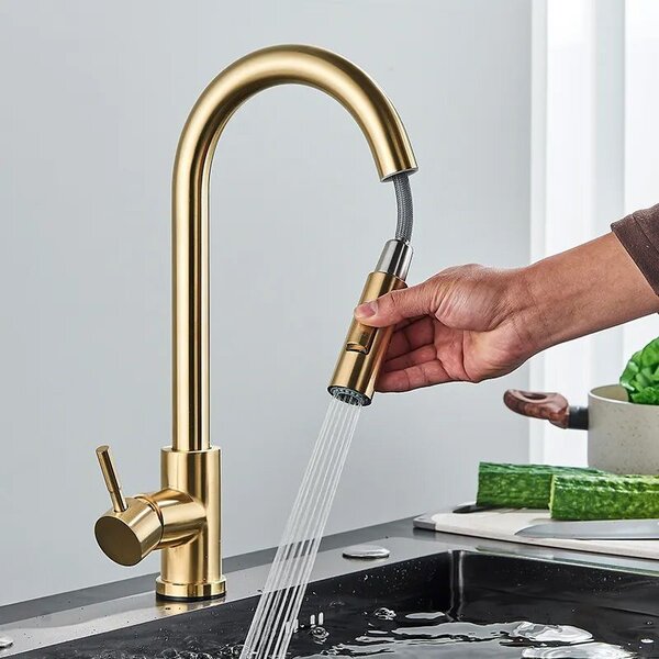 Kitchen faucet Fresh gold