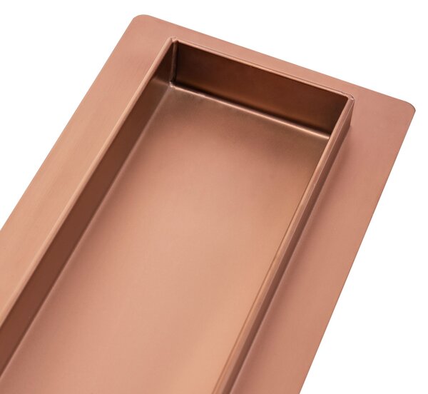 Linear drain Rea Pure Neo brushed copper 60