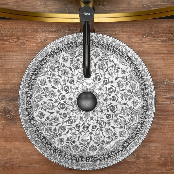 Countertop washbasin Rea Arte dark grey