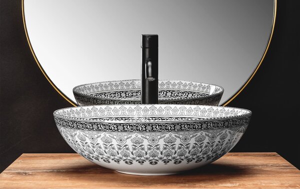 Countertop washbasin Rea Arte dark grey
