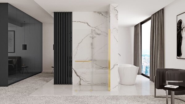 Shower screen Rea Cortis GOLD 100