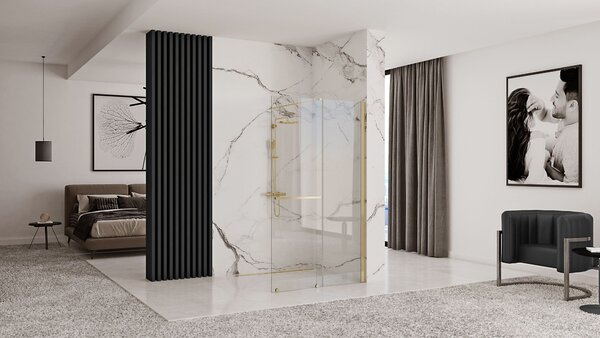 Shower screen Rea Cortis GOLD 100