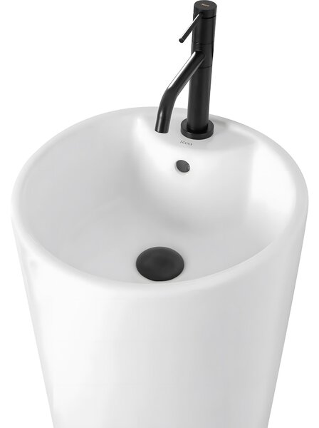 Freestanding ceramic basin BLANKA
