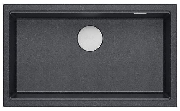 Granite sink Logan 110 Black Metallic
