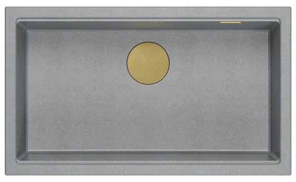 Granite sink Logan 110 Grey Metallic