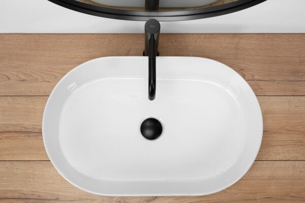 Ceramic Countertop Basin Rea Nadia 60